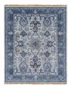 Surya Zeus Zeu-7828 Area Rug, 2' X 3' In Navy/gray/ivory