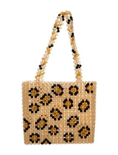 Pre-owned Susan Alexandra Acrylic Shoulder Bag In Orange