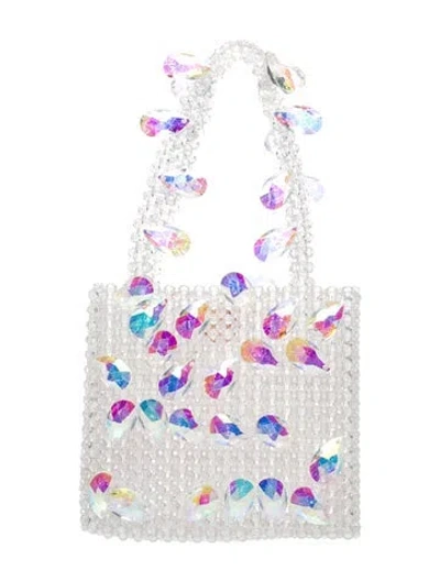 Pre-owned Susan Alexandra Acrylic Shoulder Bag In Transparent