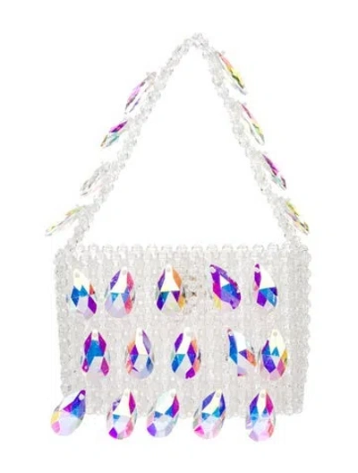 Pre-owned Susan Alexandra Acrylic Shoulder Bag In Transparent