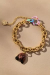 Susan Alexandra Pet Portrait Charm Bracelet In Gold