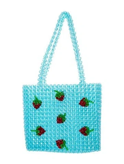 Pre-owned Susan Alexandra Shoulder Bag In Blue