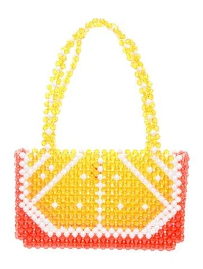 Pre-owned Susan Alexandra Shoulder Bag In Yellow