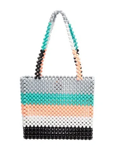 Pre-owned Susan Alexandra Top Handle Bag In Blue