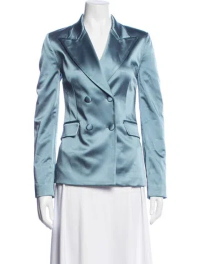 Pre-owned Susan Bender Blazer In Blue
