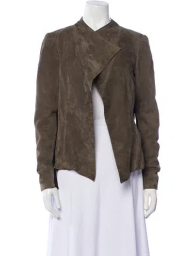 Pre-owned Susan Bender Jacket In Green