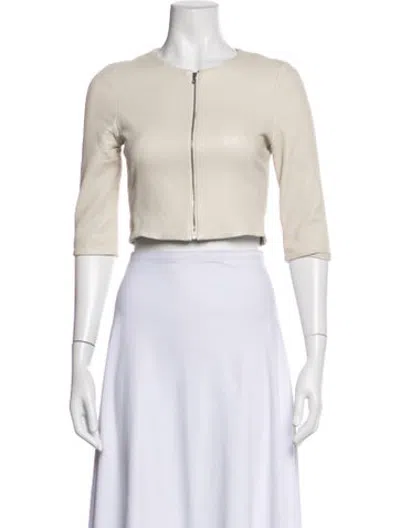 Pre-owned Susan Bender Jacket In Neutrals