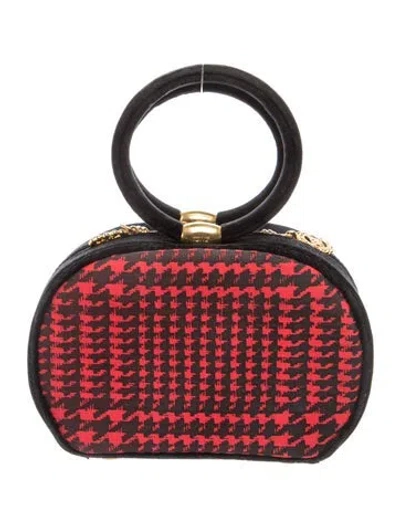 Pre-owned Susan Bennis/warren Edwards Top Handle Bag In Multi