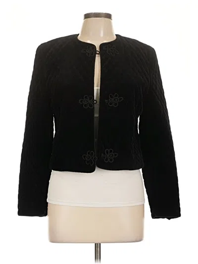 Pre-owned Susan Bristol Cardigan Sweater In Black