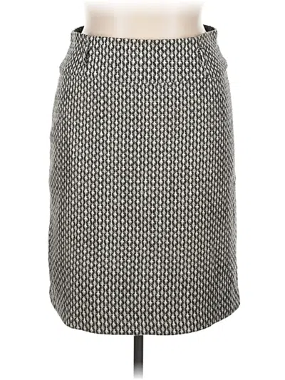Pre-owned Susan Bristol Casual Skirt In Gray
