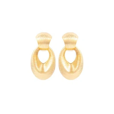 Susan Caplan 1980s Vintage Door Knocker Earrings