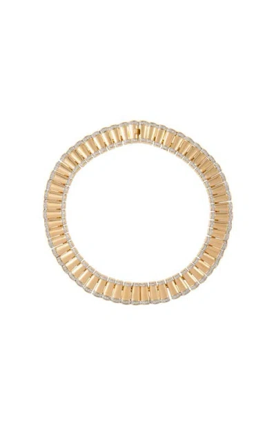 Susan Caplan 1980s Vintage Dramatic Collar Necklace In Gold