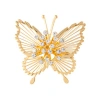 Susan Caplan 1980s Vintage Monet Butterfly Brooch