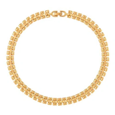 Susan Caplan 1980s Vintage Monet Watchband Collar