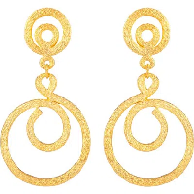 Susan Caplan 1980s Vintage Stylised Clip-on Earrings