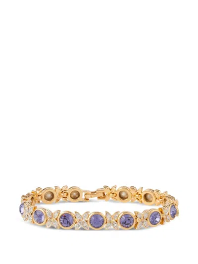 Pre-owned Susan Caplan Vintage 1980s D'orlan Bracelet In Gold