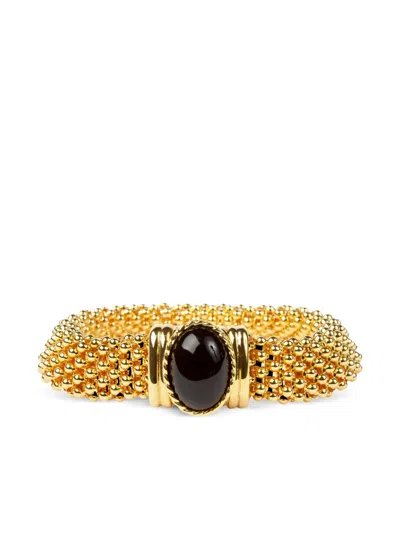 Pre-owned Susan Caplan Vintage 1990s  Elizabeth Taylor Interchangeable Bracelet In Gold