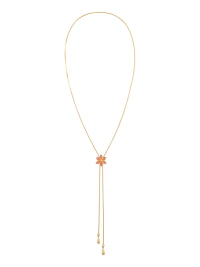 Pre-owned Susan Caplan Vintage 1990s Rediscovered By Susan Caplan Adjustable Necklace In Gold
