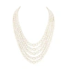 Susan Caplan Vintage 5 Strand Faux Pearl Necklace