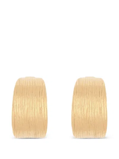 Pre-owned Susan Caplan Vintage Hoop Clip-on Earrings In Gold