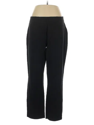 Pre-owned Susan Graver Active Pants In Black
