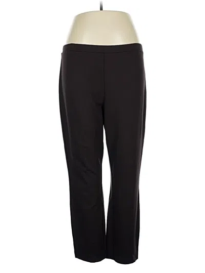 Pre-owned Susan Graver Active Pants In Black