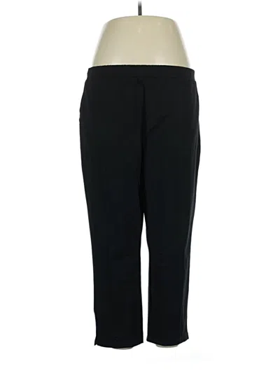 Pre-owned Susan Graver Active Pants In Black