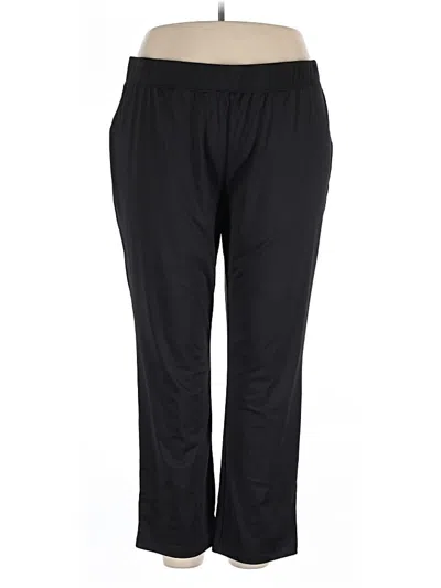 Pre-owned Susan Graver Active Pants In Black