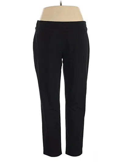 Pre-owned Susan Graver Active Pants In Black