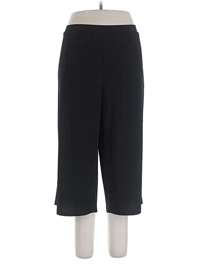 Pre-owned Susan Graver Active Pants In Black