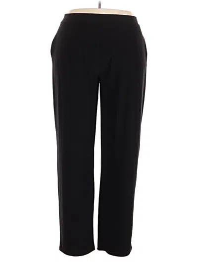 Pre-owned Susan Graver Active Pants In Black