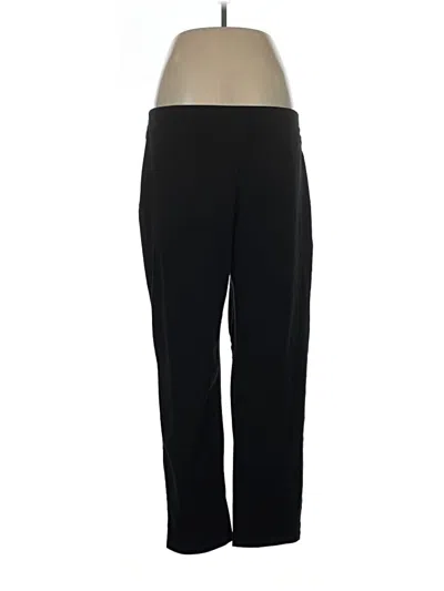Pre-owned Susan Graver Active Pants In Black