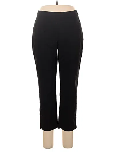 Pre-owned Susan Graver Active Pants In Black