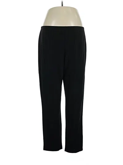 Pre-owned Susan Graver Active Pants In Black