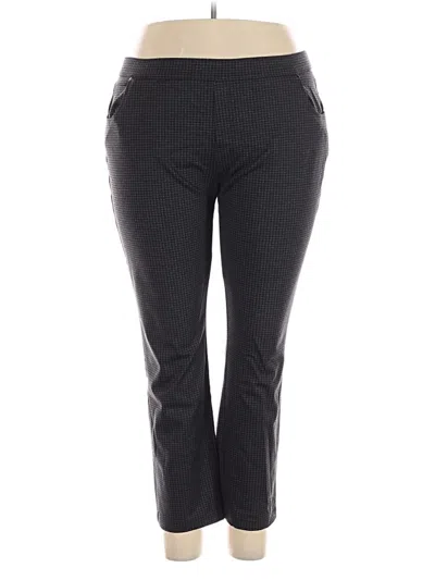 Pre-owned Susan Graver Active Pants In Black