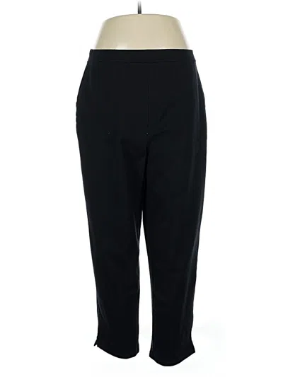 Pre-owned Susan Graver Active Pants In Black