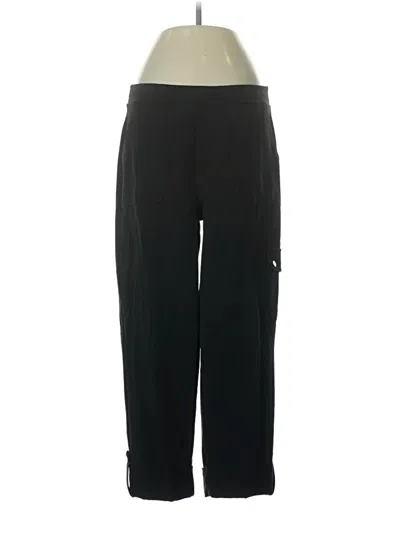 Pre-owned Susan Graver Active Pants In Black