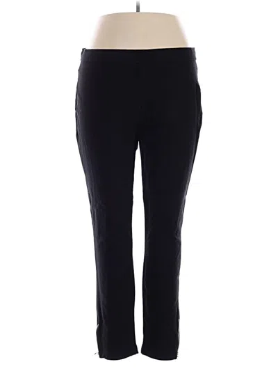 Pre-owned Susan Graver Active Pants In Black