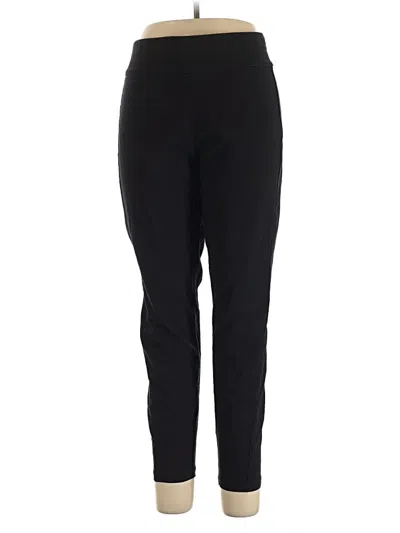 Pre-owned Susan Graver Active Pants In Black
