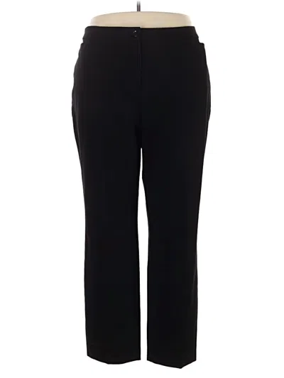 Pre-owned Susan Graver Active Pants In Black