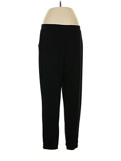 Pre-owned Susan Graver Active Pants In Black