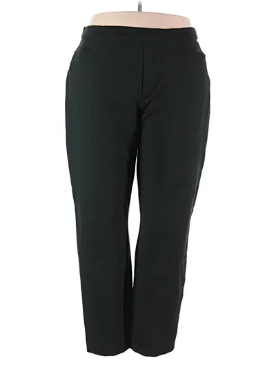 Pre-owned Susan Graver Active Pants In Black