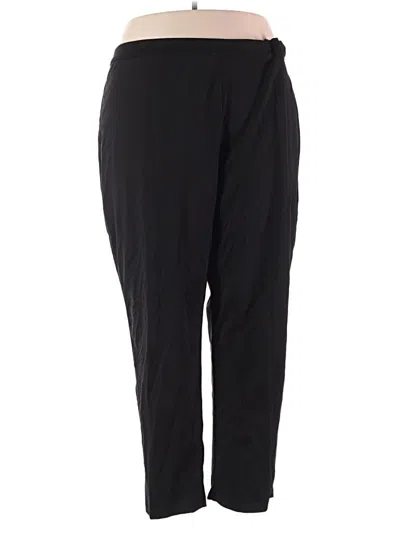 Pre-owned Susan Graver Active Pants In Black