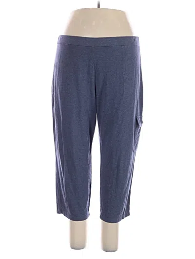 Pre-owned Susan Graver Active Pants In Blue