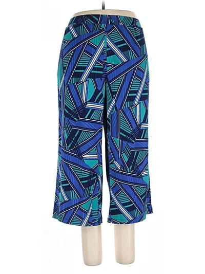 Pre-owned Susan Graver Active Pants In Blue