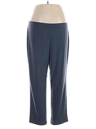 Pre-owned Susan Graver Active Pants In Blue