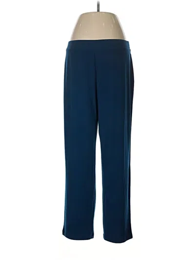 Pre-owned Susan Graver Active Pants In Blue