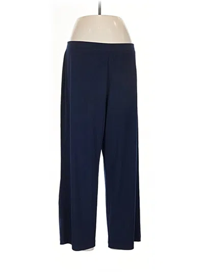 Pre-owned Susan Graver Active Pants In Blue