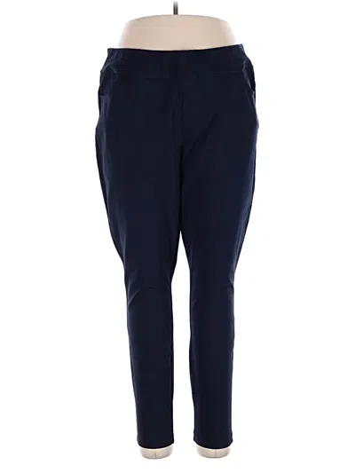 Pre-owned Susan Graver Active Pants In Blue