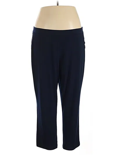 Pre-owned Susan Graver Active Pants In Blue